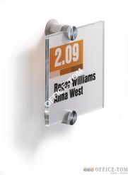 Tabliczka informacyjna CRYSTAL SIGN 105 x 105 mm DURABLE