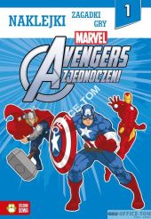 Książka Avengers. Naklejki, zabawy, gry 1 Zielona Sowa