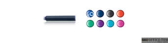 Naboje PELIKAN krótkie TP/6  turkusowe