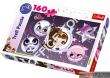 Puzzle Gwiazdy -Littlest Pet Shop 160 elementów TREFL 15236 - 2