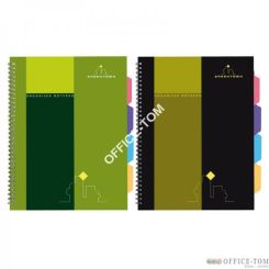 Kołozeszyt Class Investment PP B5 100k kratka GREEN TOWN