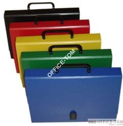 Teczka kartonowa A4 sztywna z rączką zielona 100554987 BANTEX