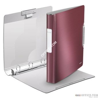 Segregator ofertowy Leitz Active Style SoftClick A4 4ringi \"D\" Rubinowa czerwień