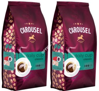 Kawa CAROUSEL CLASSIC 1kg ziarnista x 2 szt.
