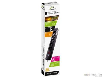 Listwa  TRACER PowerChest  1.5 m Black (5 gniazd)