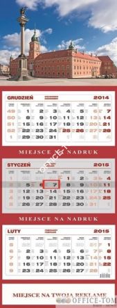 Kalendarz trojdzielny mix wzór nr.1255 Wokół Nas