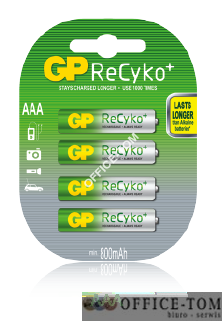 Akumulator NiMH GP; AAA; 1.2V; min. 800mAh GPRHCH83B004