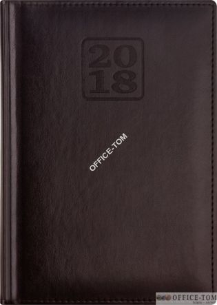 Kalendarz A5 książkowy LUX okładka 12 -L3 brąz błysk Telegraph