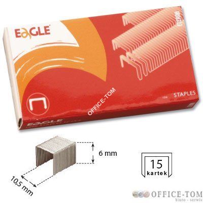 Zszywki 23/6 EAGLE  zszywają do 30 kartek