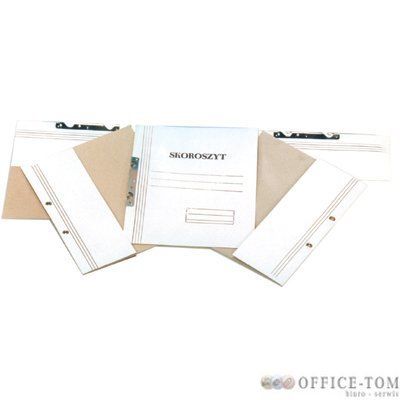 Skoroszyt zwykły biały (50) 250g KIEL-TECH 66*94