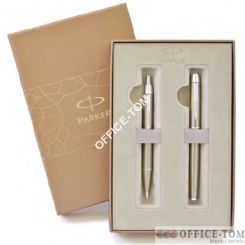 Zestaw IM Brushed Metal: pióro + pióro kukowe PARKER