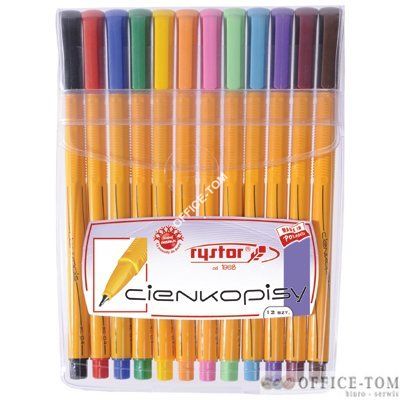 Cienkopis RYSTOR RC-04 etui 12 szt