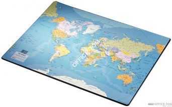 Podkładka na biurko z mapą świata 400 x 530 mm ESSELTE