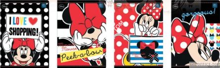 Zeszyt A5 32 kratka   UV Myszka Minnie INTERDRUK