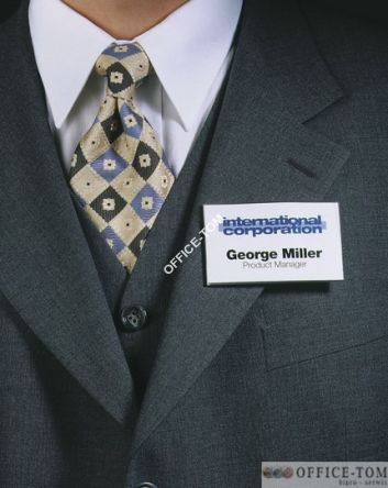 Identyfikator DURABLE z magnesem 54 x 90 mm. (25 sztuk)