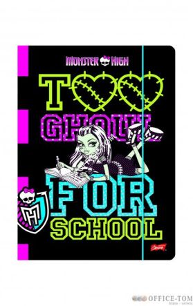 Teczka z gumką A4, MONSTER HIGH ST.MAJEWSKI