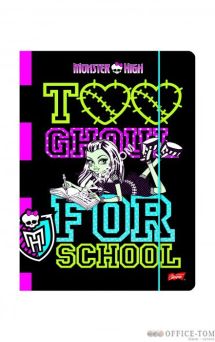 Teczka z gumką A4, MONSTER HIGH ST.MAJEWSKI