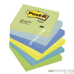 Bloczki samoprzylepne 3M POST-IT® 654MTDR 76x76 Paleta marzycielska 600k