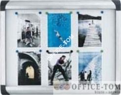 Gablota NOBO Pacific wewnętrzna 8 x A4 (1035x670x45mm), suchościeralna