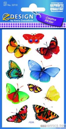 Naklejki AVERY ZWECKFORM Z-Design Creative Motyle