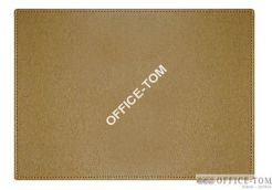 Podkładka na biurko skóropodobna, beż Warta