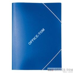 Teczka plastikowa z gumką szeroka TG-02 Biurfol Niebieski