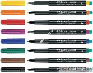 Foliopis Multimark z gumką OHP permanentny M 1,0 NIEBIESKI FABER-CASTELL