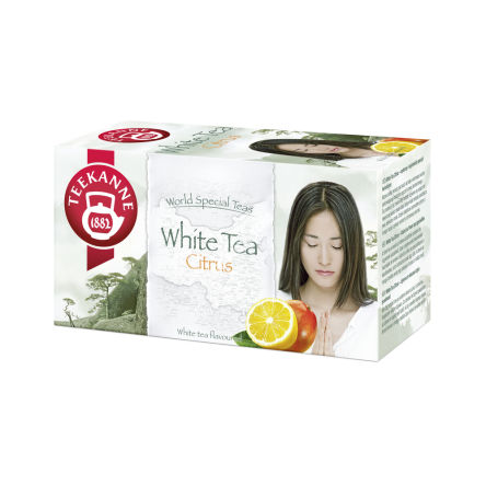 HERBATA BIAŁA TEEKANNE WHITE TEA CITRUS 20 TOREBEK X 1,25G