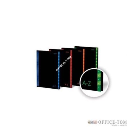 Skorowidz teleadresowy OFFICE A5 96k 60g K5x5 twarda oprawa