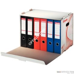 Pudło archiwizacyjne na segregatory otwierane z przodu, biały ESSELTE