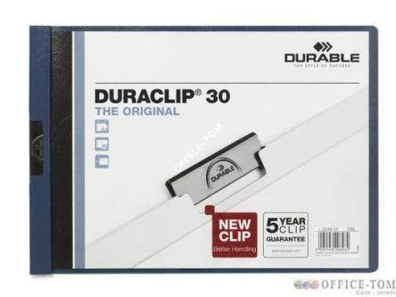 Skoroszyt DURABLE DURACLIP® Original 30 poziomy granatowy