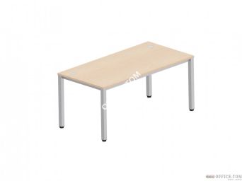 BIURKO 140X80X75 NOGI KWADRATOWE KOLOR ALU BLAT KLON Nowy Styl
