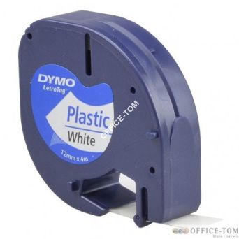 Taśma LETRAG biała  59422  DYMO 12/4                S0721560