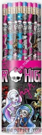 Ołówki grafitowe w tubie 60 szt. MONSTER HIGH ST.MAJEWSKI