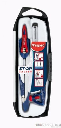 Cyrkiel MAPED STOP system z uniwersalnym uchwytem