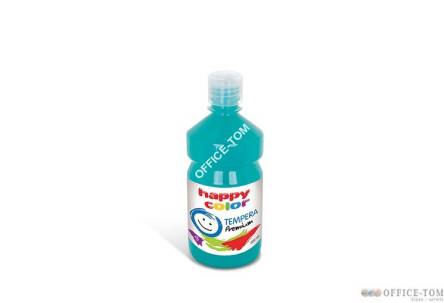 Farba tempera Premium 500ml, turkusowy Happy Color