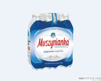 Woda MUSZYNIANKA 1,5L wysokozmineralizowana średnionasycona CO2