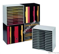 Przybornik na czasopisma A4 Cep Modułowy 11 Separatorów Szary