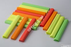 Bibuła marszczona 25x200cm - fluo MIX 4 kolory, 5 rolek HA 3640 2520-MIXFLUO Happy Color