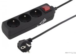 Listwa zasilająca TITANUM 3 GNIAZDA przepięciowa z uziemieniem WŁ 15M CZAR