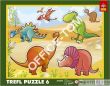 Puzzle Dinozaury - Puzzle Ramkowe 6 elementów TREFL 31075 - 2