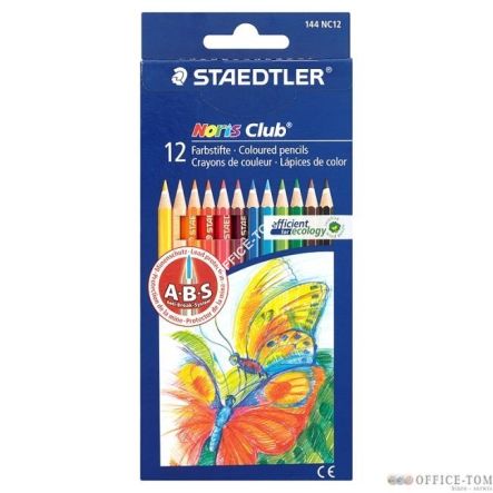 Kredki sześciokątne 12 kolorów STAEDTLER