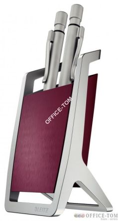 Kubek na długopisy Leitz Style, ciemnoczerwony