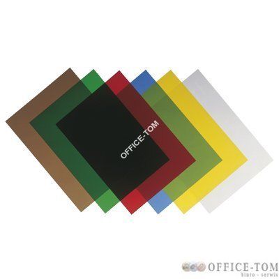 Okładki przezroczyste FELLOWES 200 mic zielone 100szt