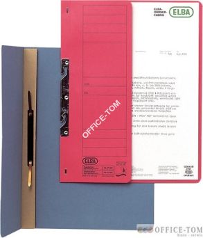 Skoroszyt kartonowy A4 hakowy zielony 100551886 ELBA