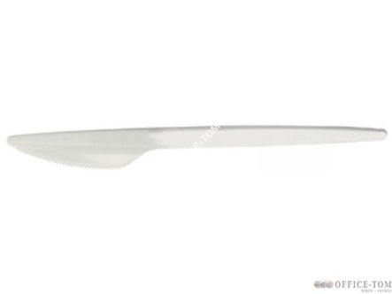 Nóż plastikowy jednorazowy (100szt) biały