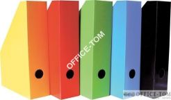 Pojemnik na czasopisma lakierowany Bantex zielony