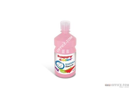 Farba tempera Premium 500ml, różowy Happy Color