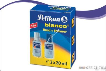 Korektor w płynie PELIKAN BLANCO SET 2x20ml
