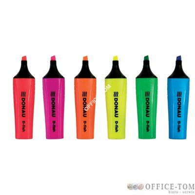 Zakreślacz DONAU  D-Fish, zielony